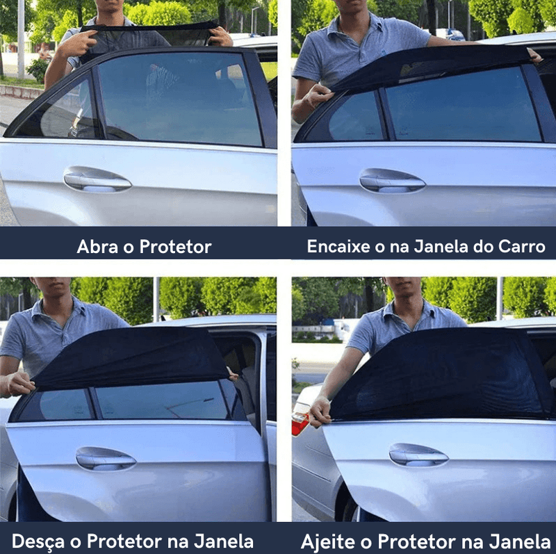 Cortina de Carro Proteção UV e Mosquitos, CurtainProtectsUV-Cic - PacicShop