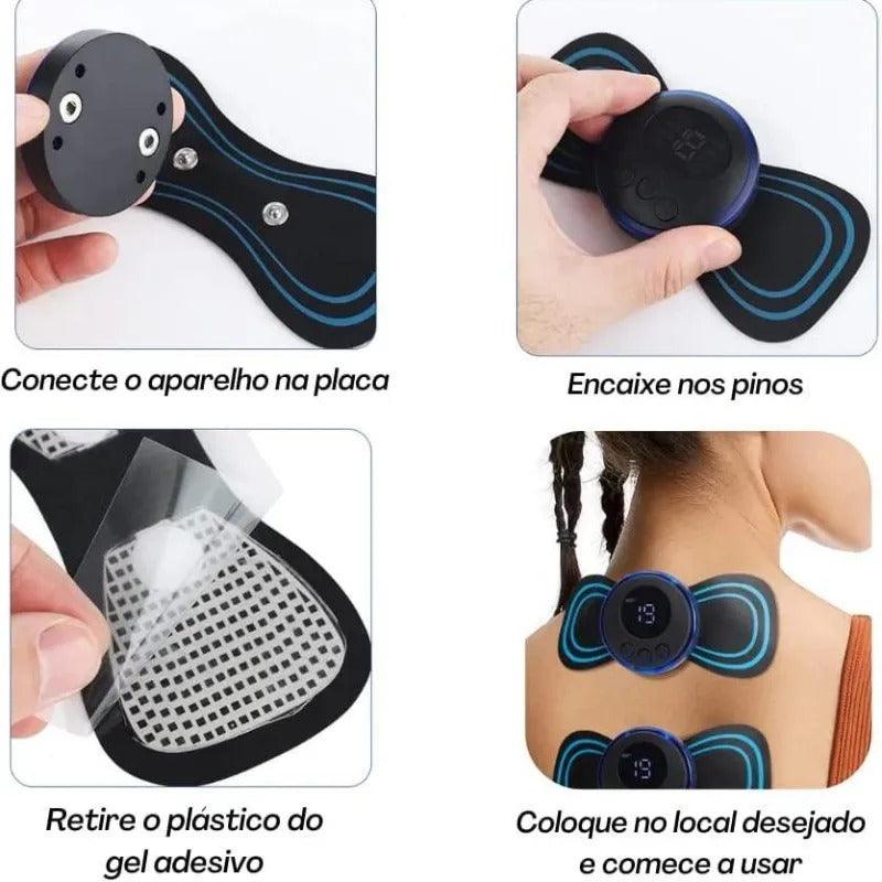 Mini Massageador Elétrico Multifuncional, ElectricMassager-Cic - PacicShop